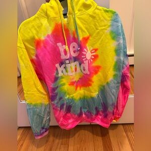 Tie-Dye 'Be Kind' Hoodie size M